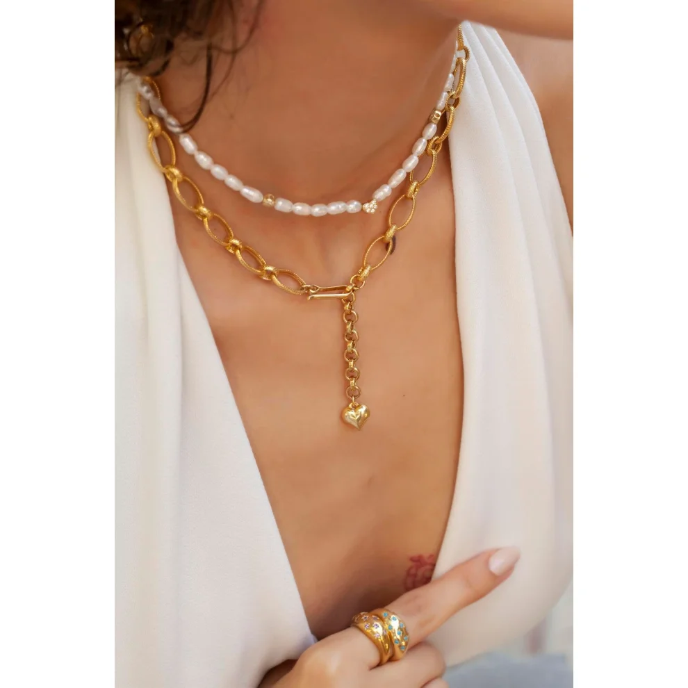 Linya Jewellery - Marsala Chain Necklace