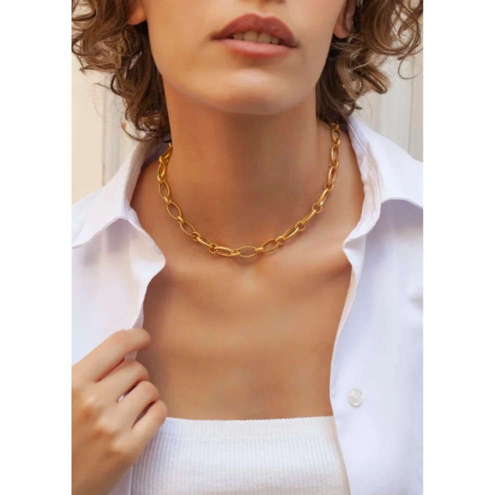 Linya Jewellery - Marsala Chain Necklace