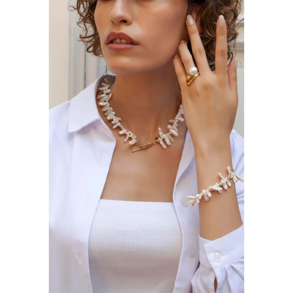 Linya Jewellery - Mesina Baroque Pearl Necklace