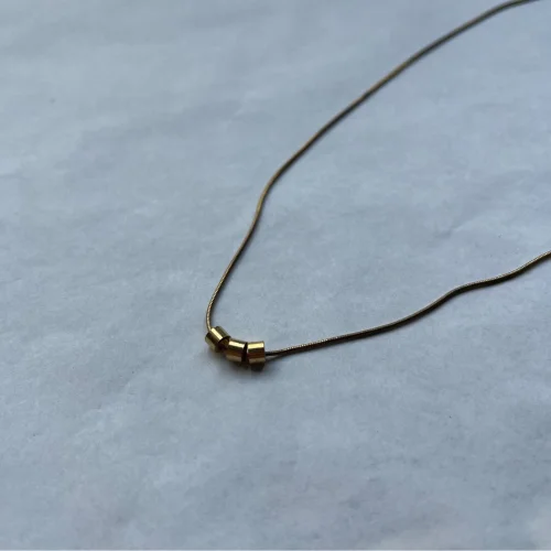 Lit Clue - Nonentity Gold Italian Snake Chain Necklace