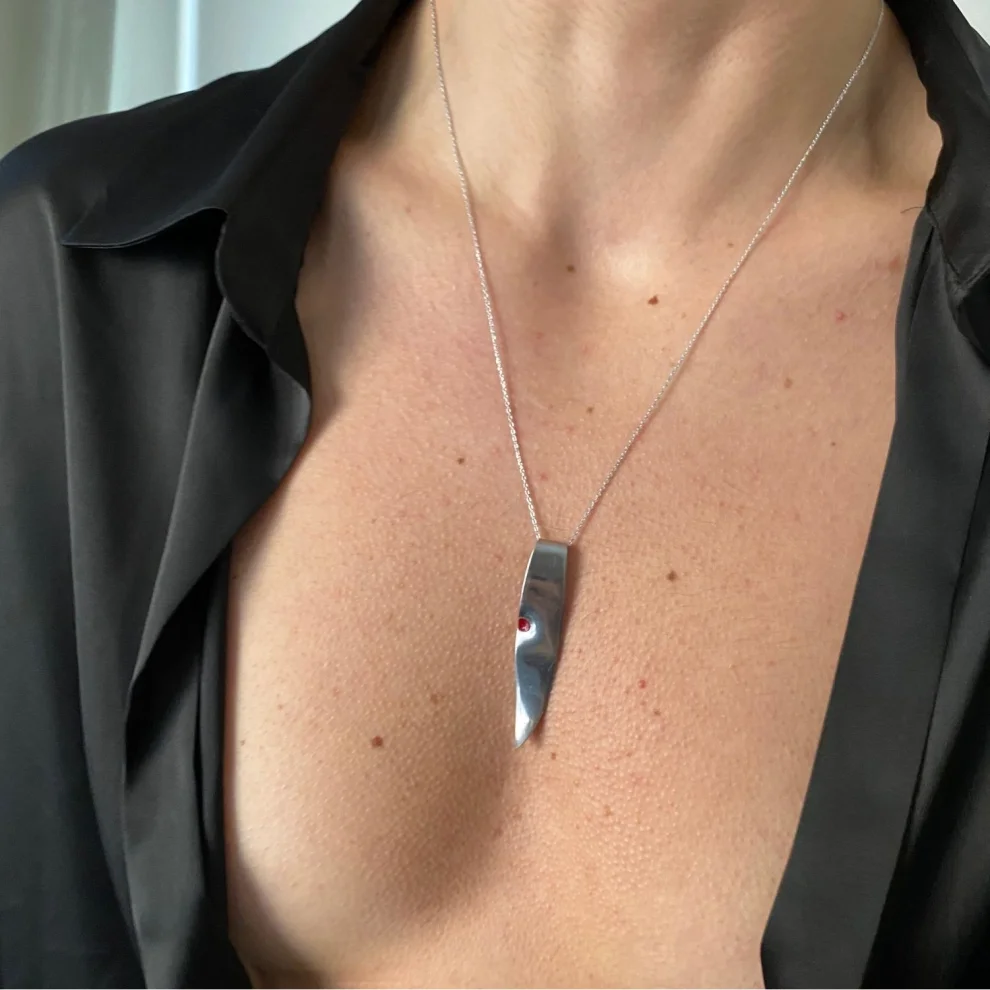 Lit Clue - Nonentity - Red Point Necklace