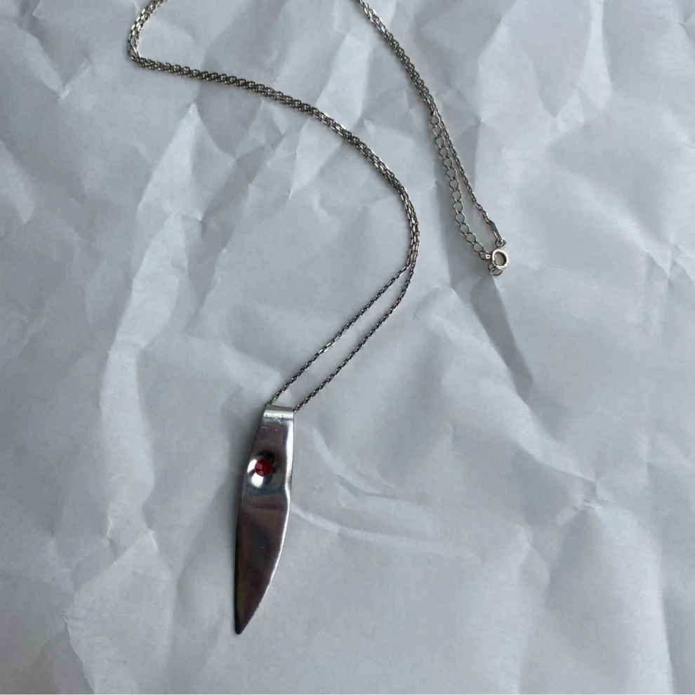 Lit Clue - Nonentity - Red Point Necklace