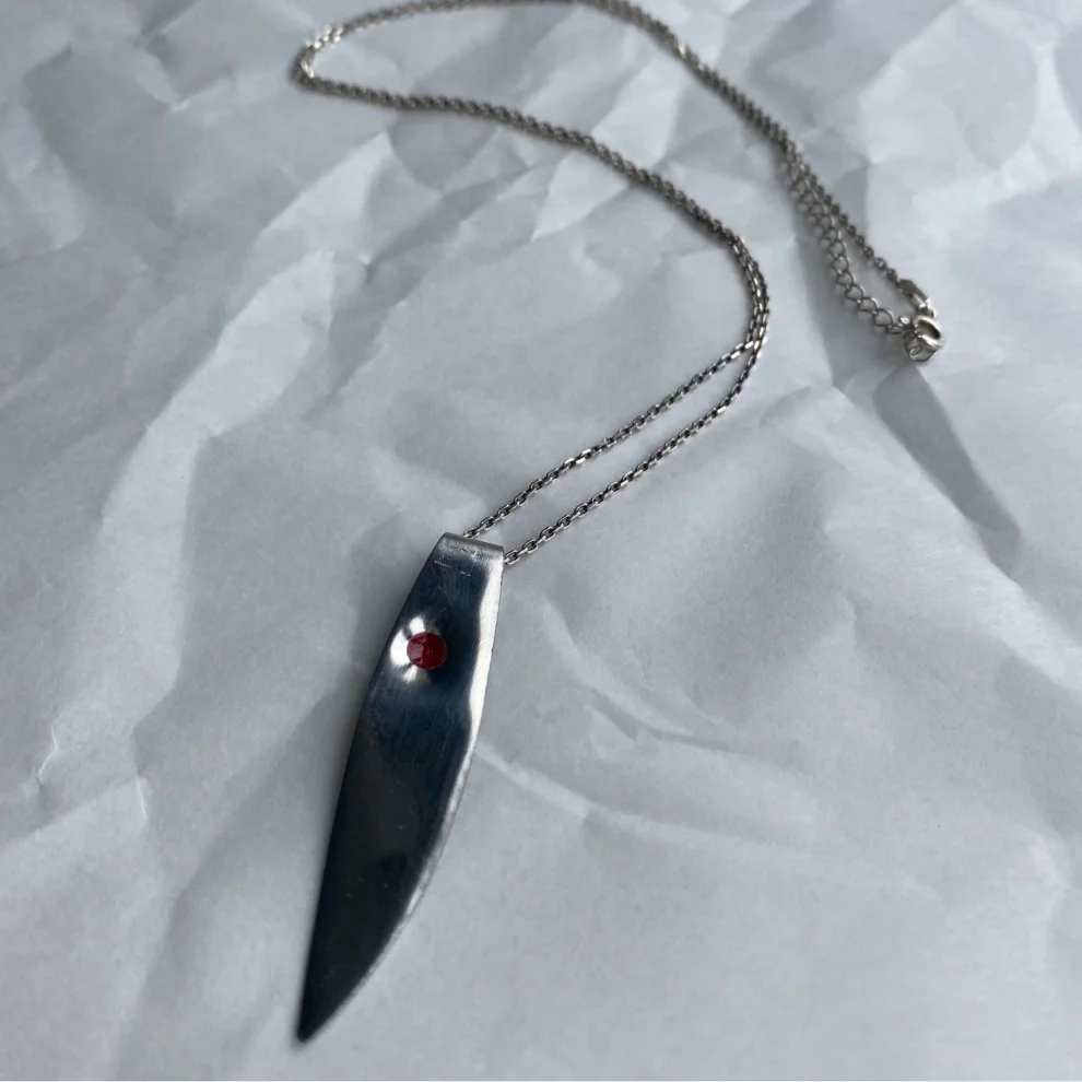 Lit Clue - Nonentity - Red Point Necklace