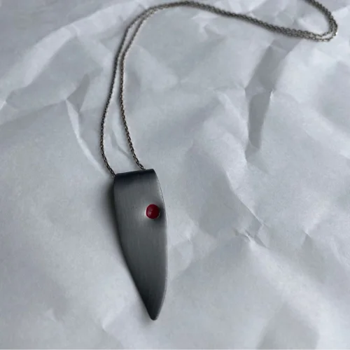 Lit Clue - Nonentity - Red Point Necklace