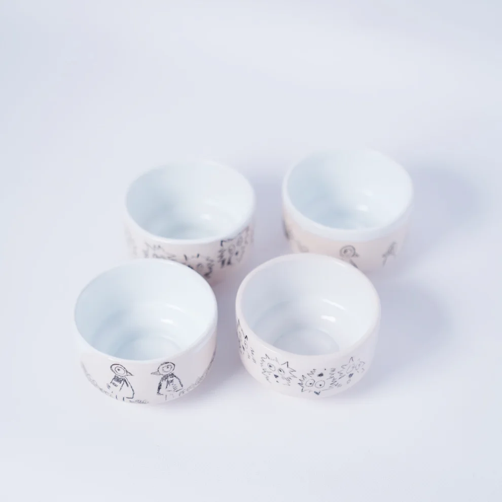 GIB'S Pottery - Bailey Mini Kase (2'li Set)