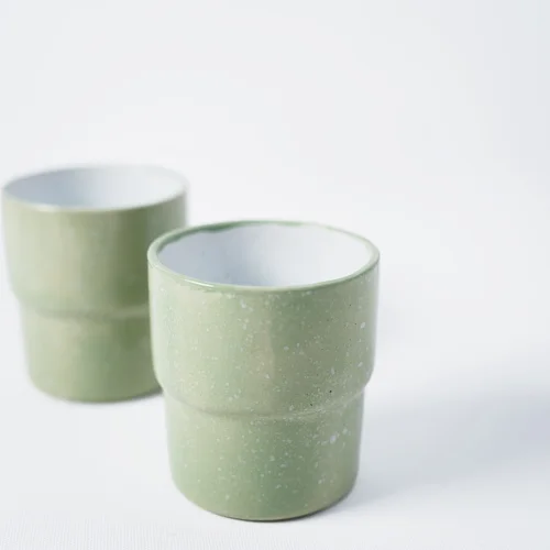 GIB'S Pottery - Duke Kahve Bardağı 2'li Set