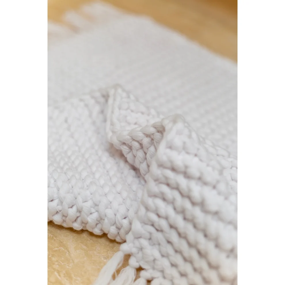 İrya - Lavish Cotton Hand Knitted Bath Mat 50x70