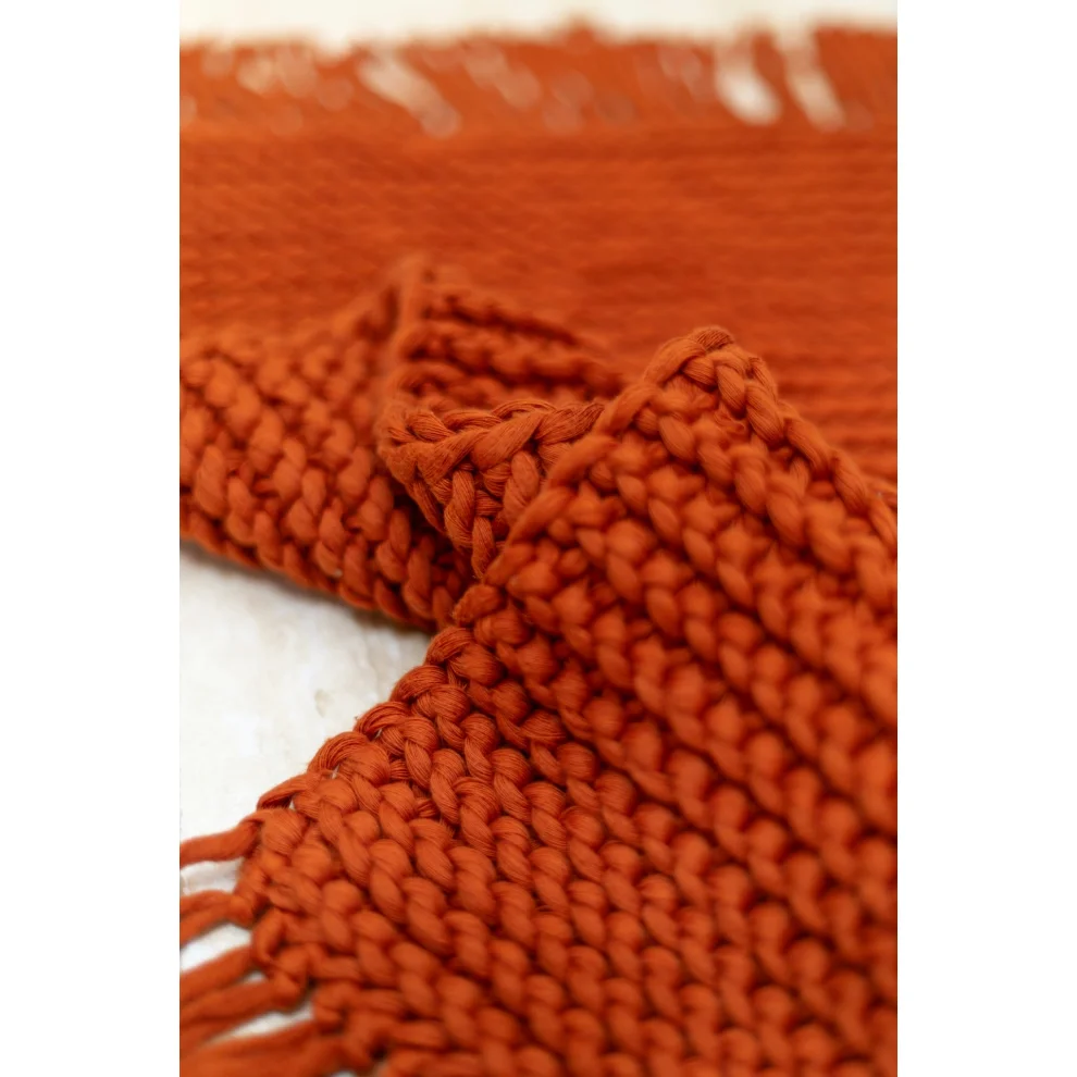 İrya - Lavish Cotton Hand Knitted Bath Mat 50x70