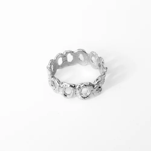 Pik Takı Tasarımı - Silver Hole Ring