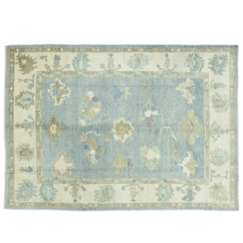 Soho Antiq - Fesal Traditional Oushak Pattern Wool Rug 213x299 Cm