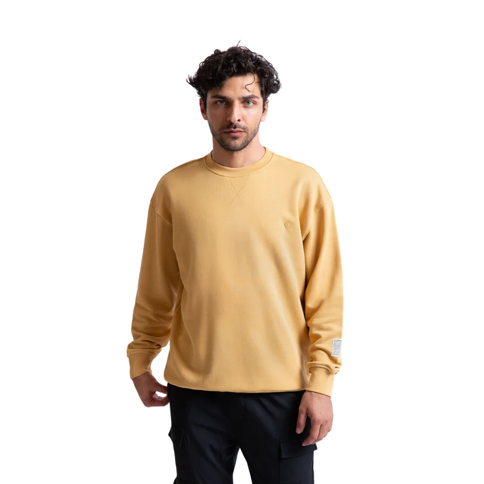 UNIQVIBE - Regular Organic Cotton Sweatshirt