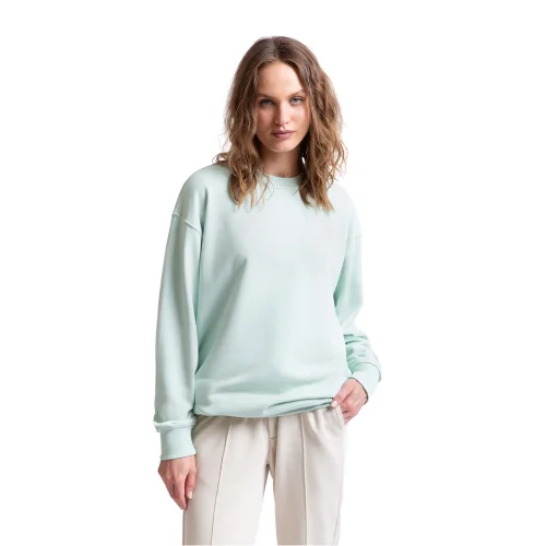 UNIQVIBE - Regular Organic Cotton Sweatshirt - Il