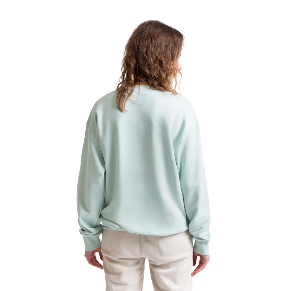 UNIQVIBE - Regular Organic Cotton Sweatshirt - Il