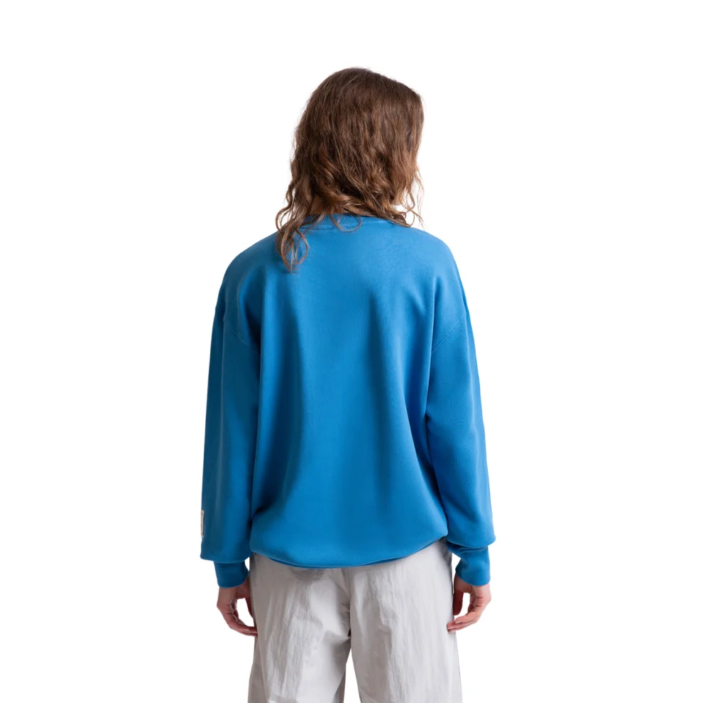 UNIQVIBE - Regular Organic Cotton Sweatshirt - Il