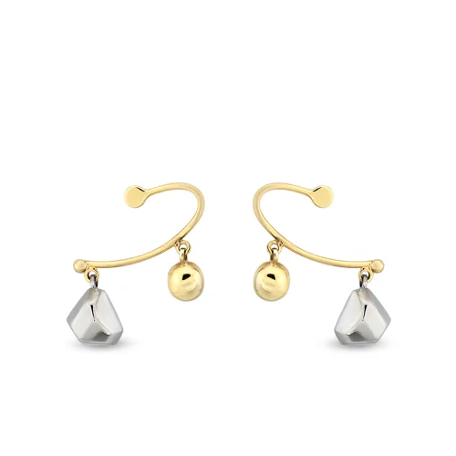 Orena Jewelry - Climb 14k Solid Gold Women's Earrings