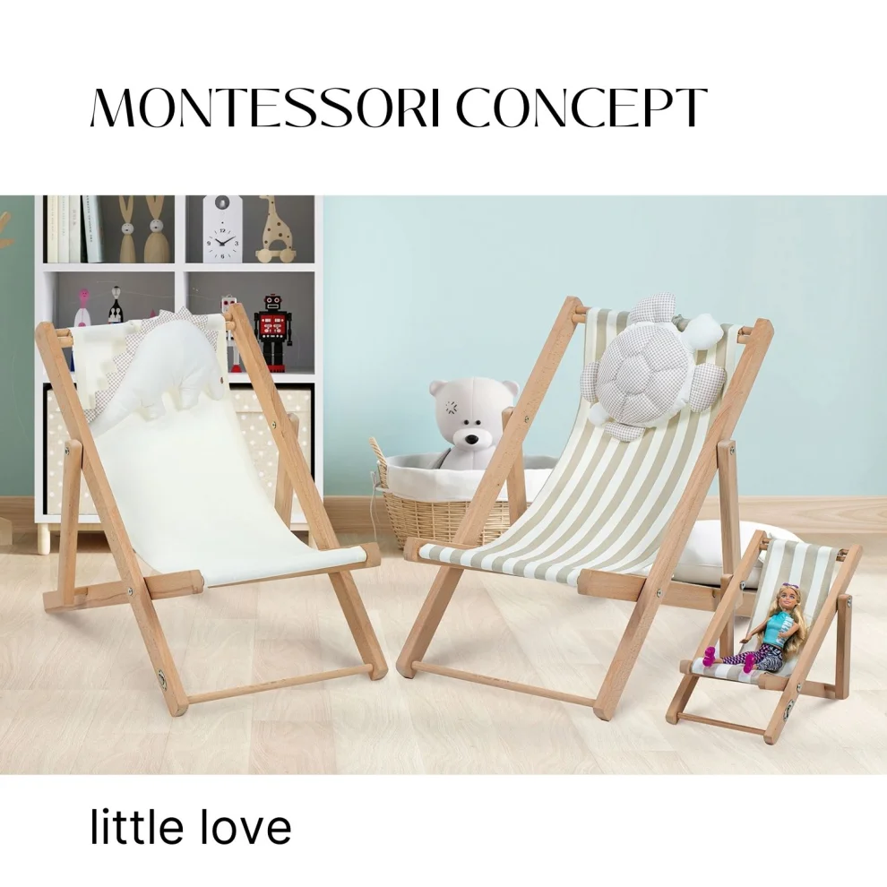 Dino Kids Furniture - Kids Long Chair Wood