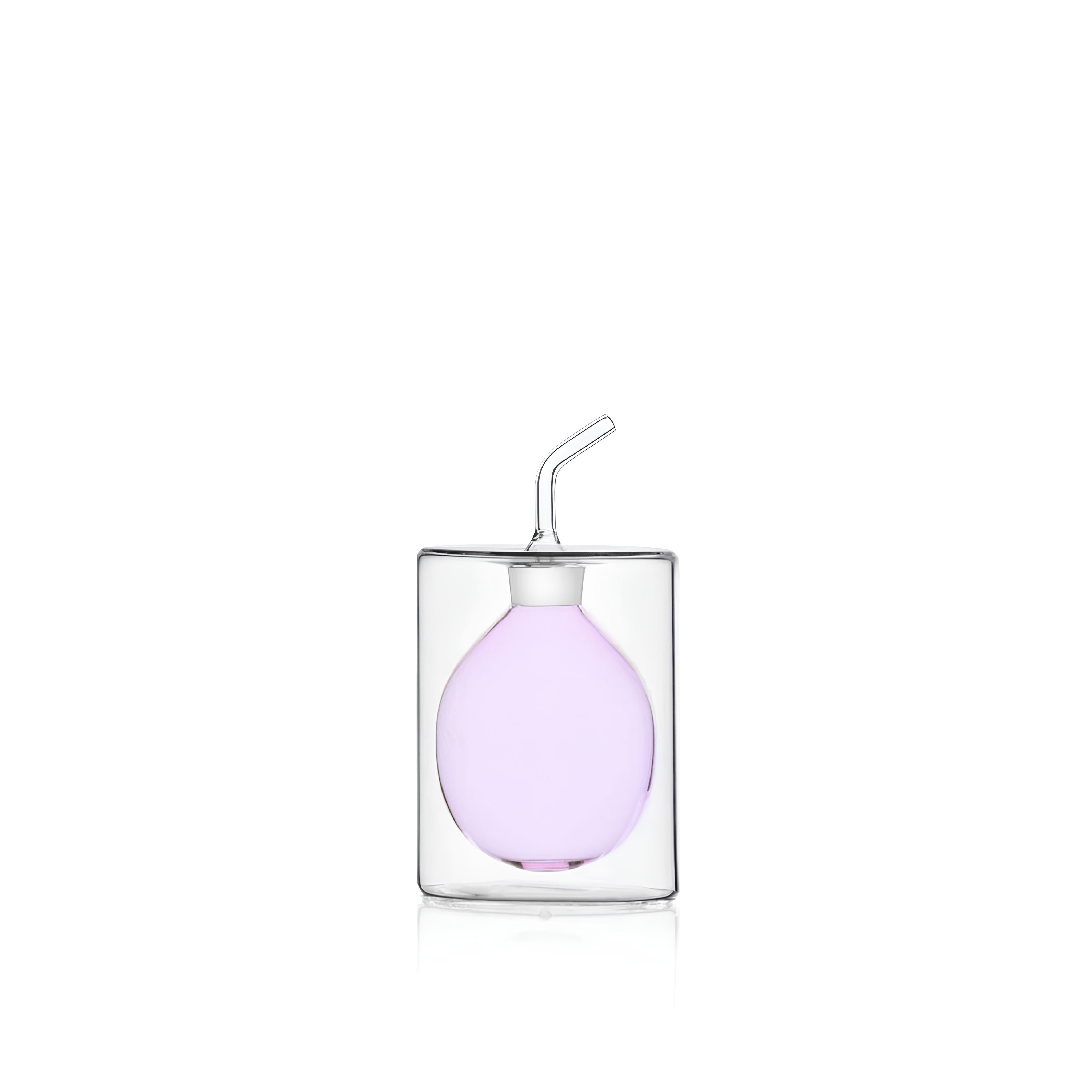 2 Walled 150ml Oil Bottle Pink