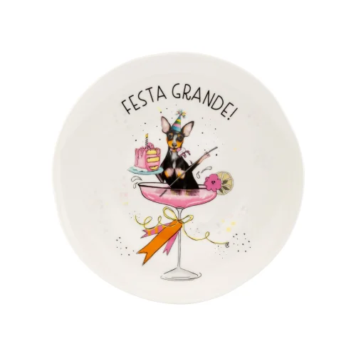 Un Poco - Mamma Mia Porcelain Plate Set