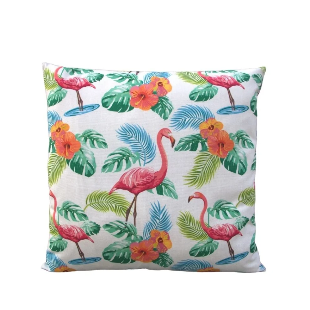 Dizayn Life - Flamingo Patterned Pillow
