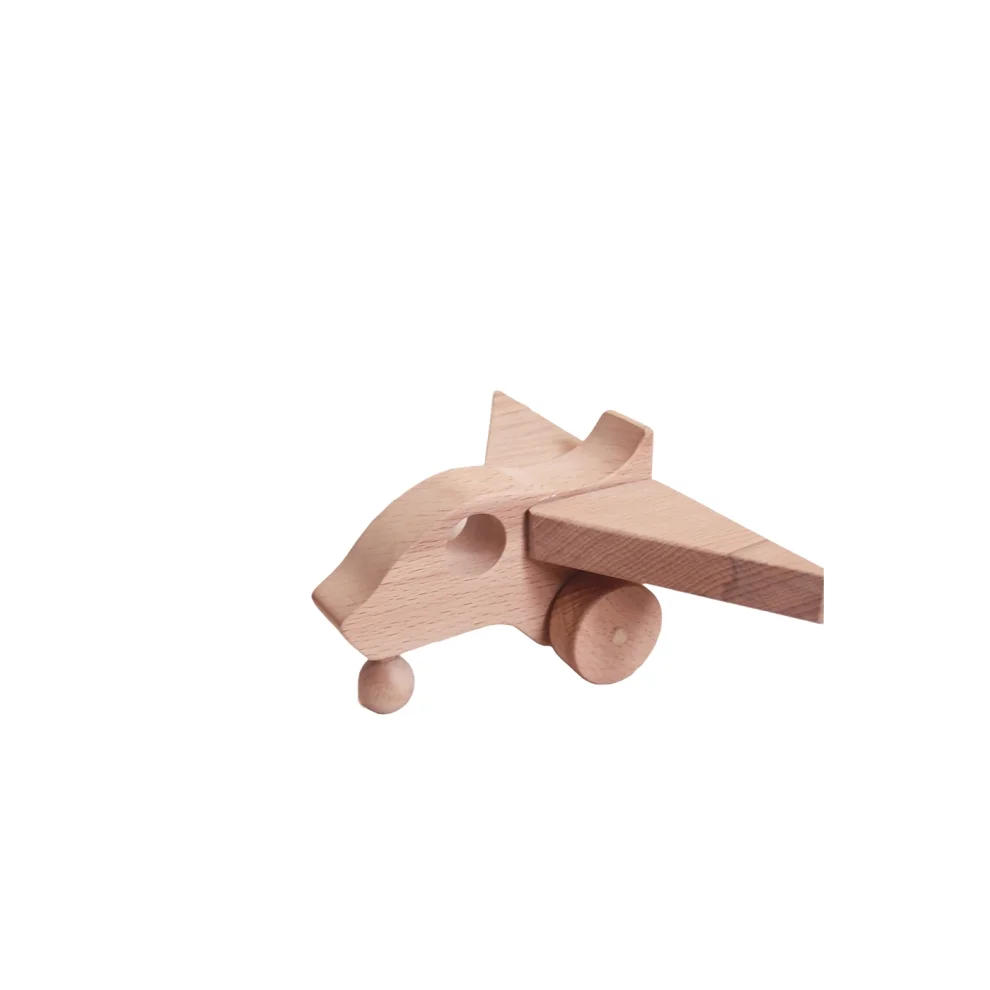 Oyuncu Kunduz Oyuncak - Wooden Mini Plane Toy