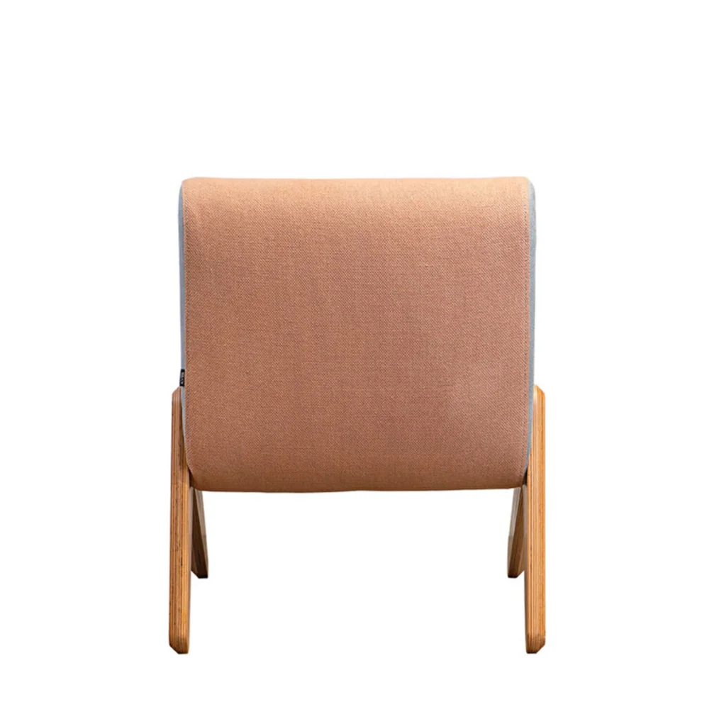 KYS Tasarım - Dodo Wooden Natural Beige Armchair