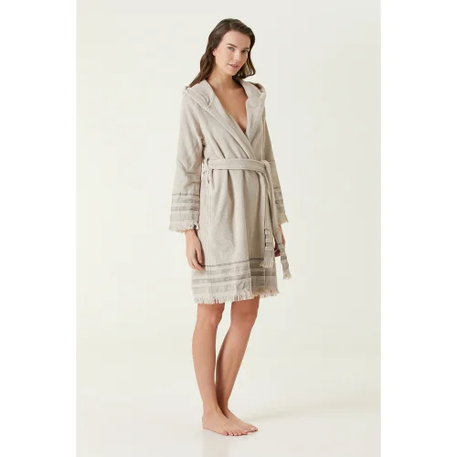 İrya - Chaletti Confetti Premium Bathrobe Rain