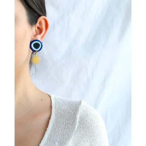 Lei - Evil Eye Earring