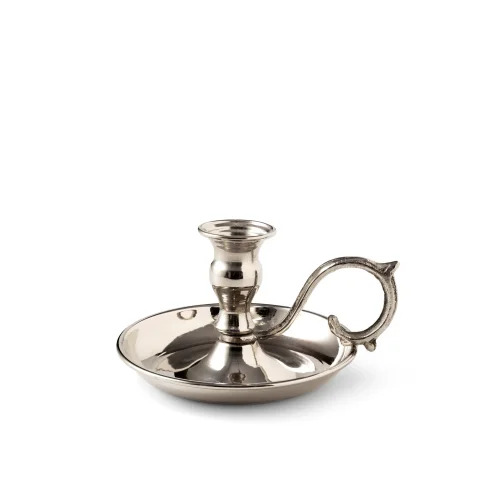 Bakır İstanbul - Mondia Nickel Hand Candlestick