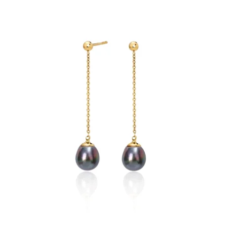 Belfdesign - Black Drop Earrings