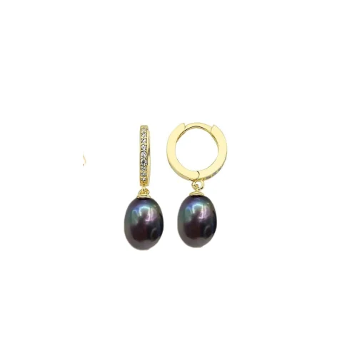 Belfdesign - Black Pearl Earrings