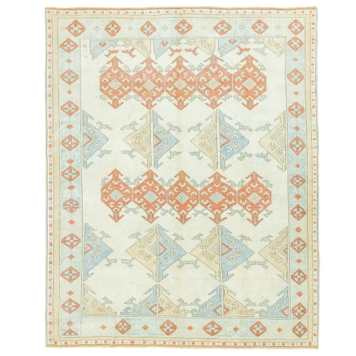 Soho Antiq - Karlık Geometric Designed Hand-woven Rug 191x234 Cm