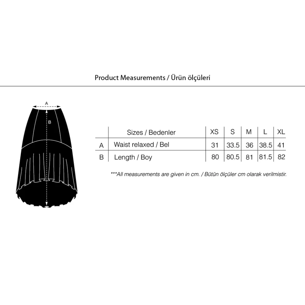 Sulh - Deepback Flared Skirt