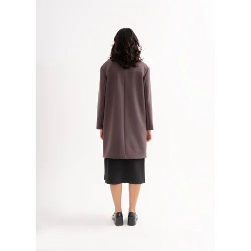 Sulh - Wool Blended Coat With Hidden Placket