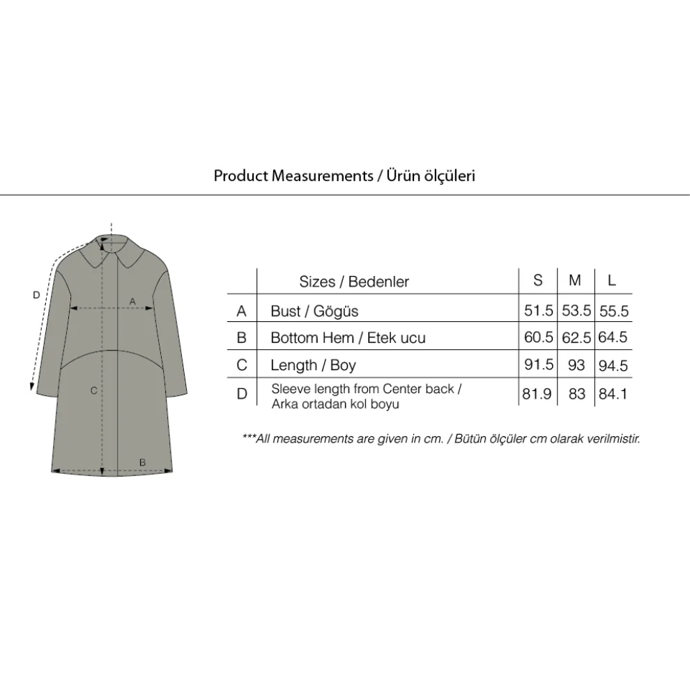 Sulh - Wool Blended Coat With Hidden Placket