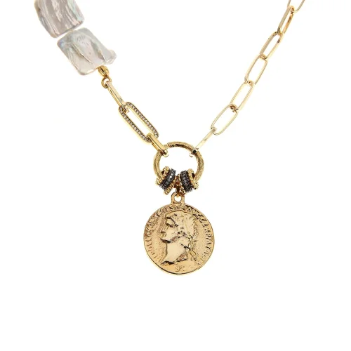 Belfdesign - Moneta Pearl Necklace