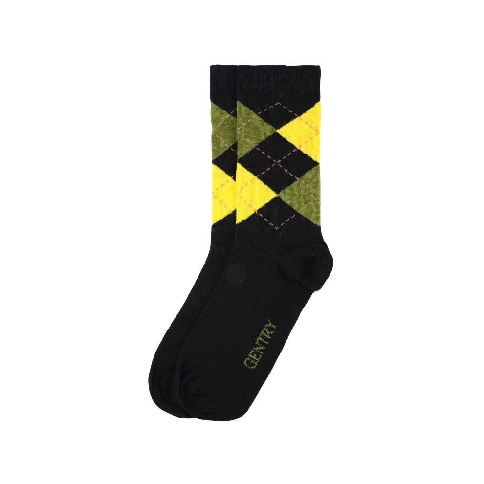 Gentry - 2'li Paket Pamuklu Klasik Çorap Kutusu