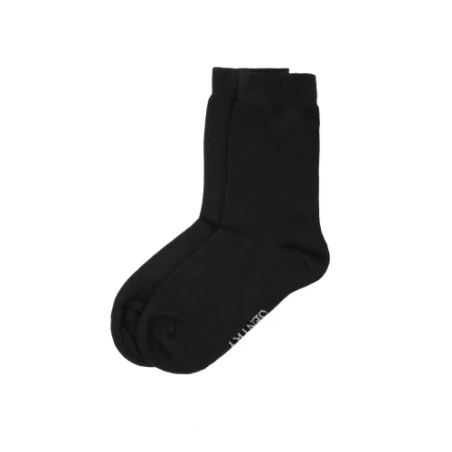 Gentry - Düz Pamuklu Çorap