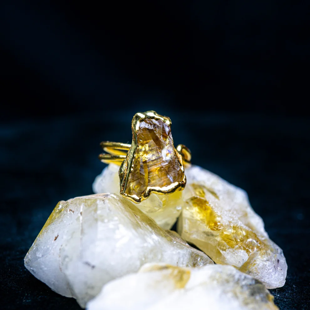 İndafelhayat - Citrine Ring 3