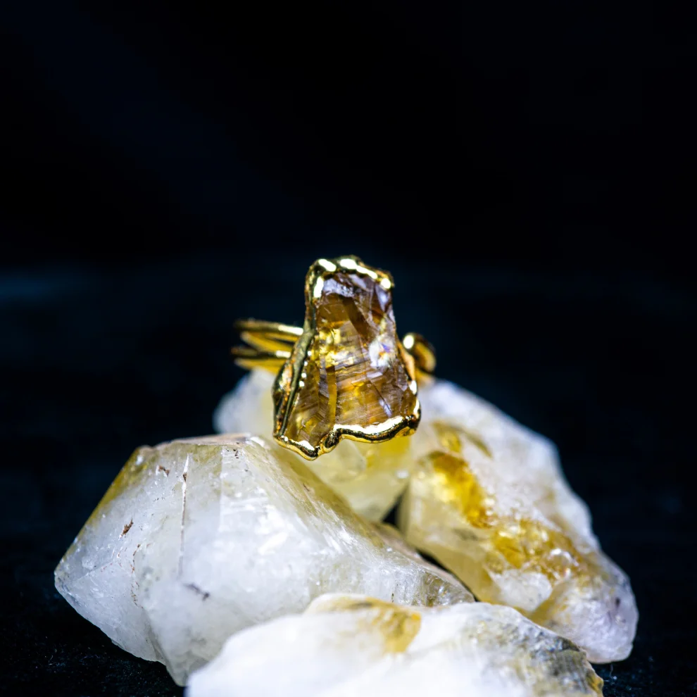 İndafelhayat - Citrine Ring 3