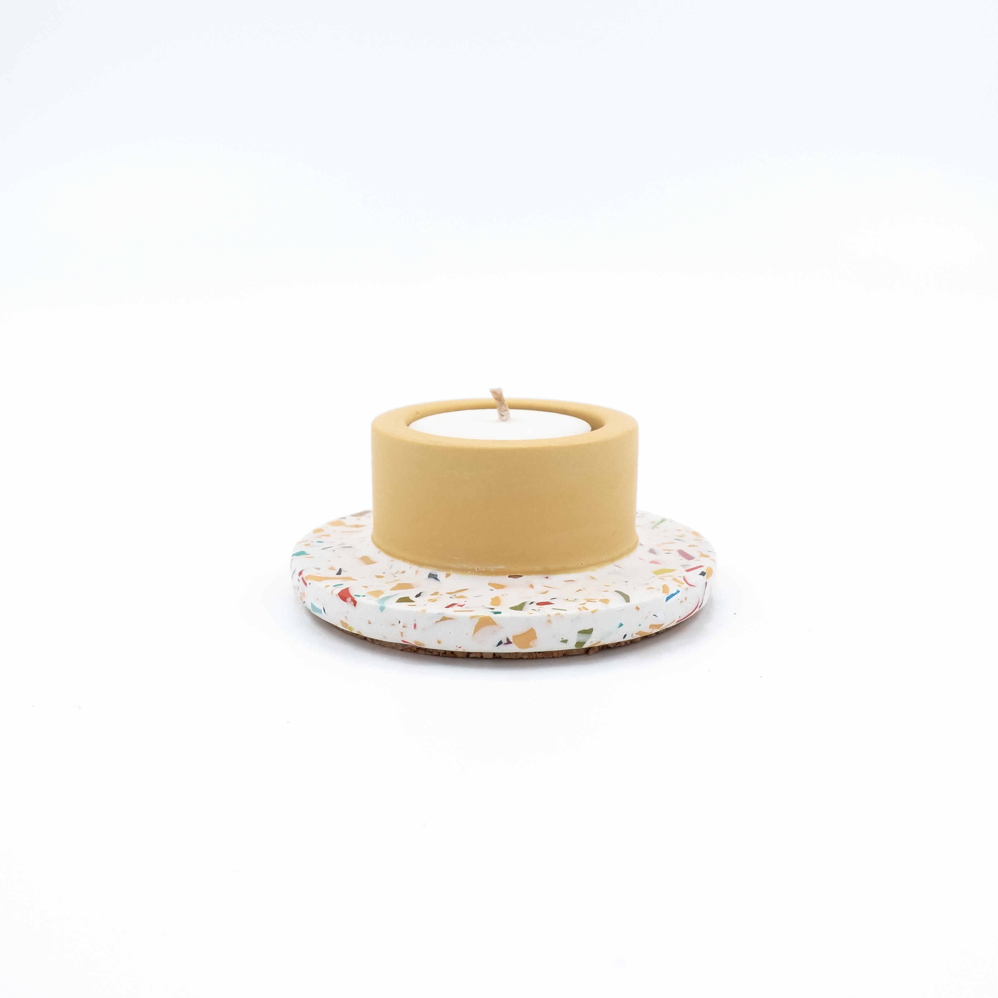 Terrazzo Tekli Tealight Mumluk