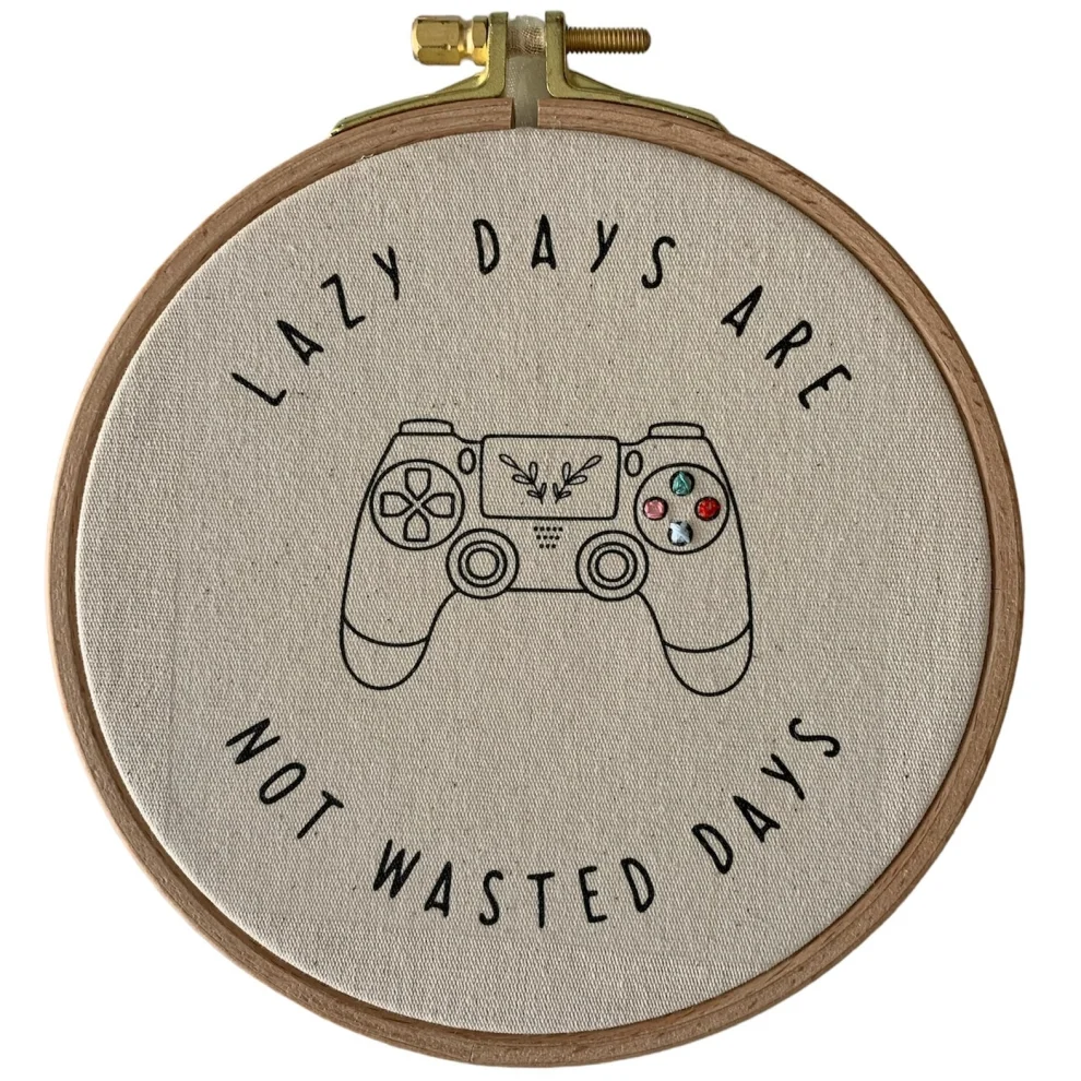 DEAR HOME - Lazy Days Embroideryhoopart