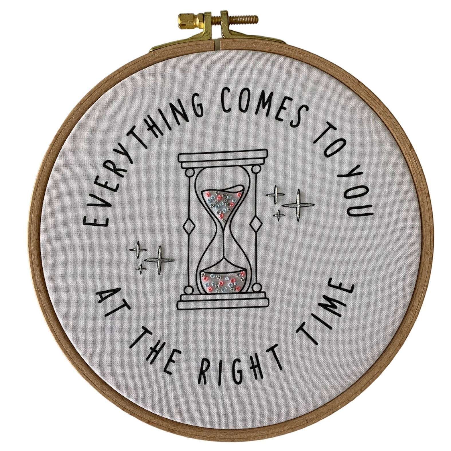 Right Time Embroideryhoopart