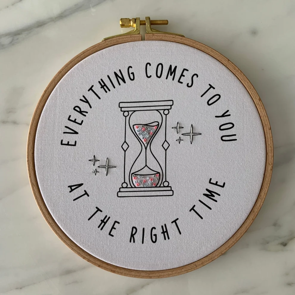 DEAR HOME - Right Time Embroideryhoopart