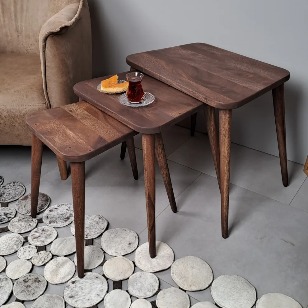 Idea-Wood - Turnoak Nesting Table