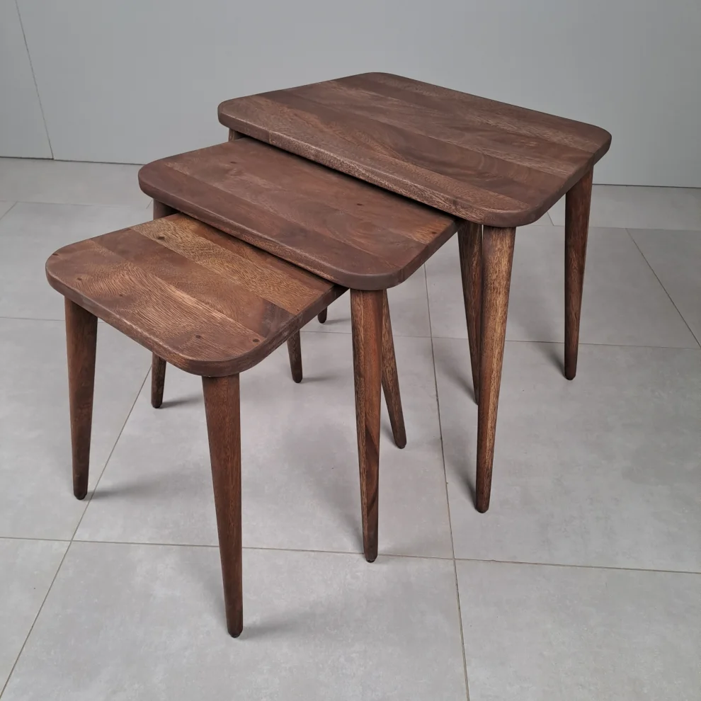 Idea-Wood - Turnoak Nesting Table