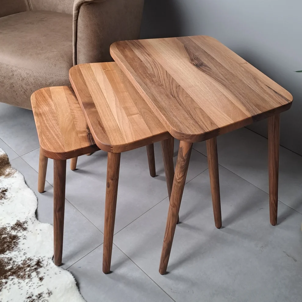 Idea-Wood - Turnoak Nesting Table