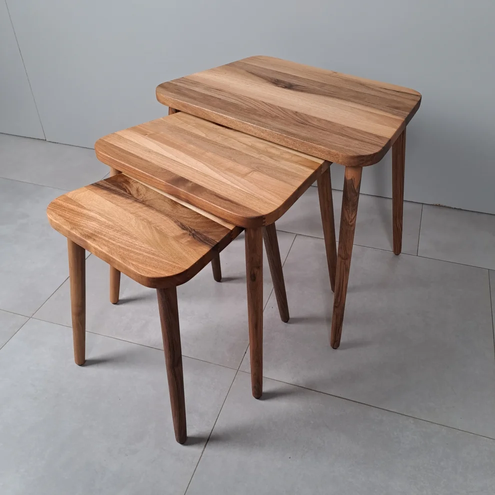 Idea-Wood - Turnoak Nesting Table