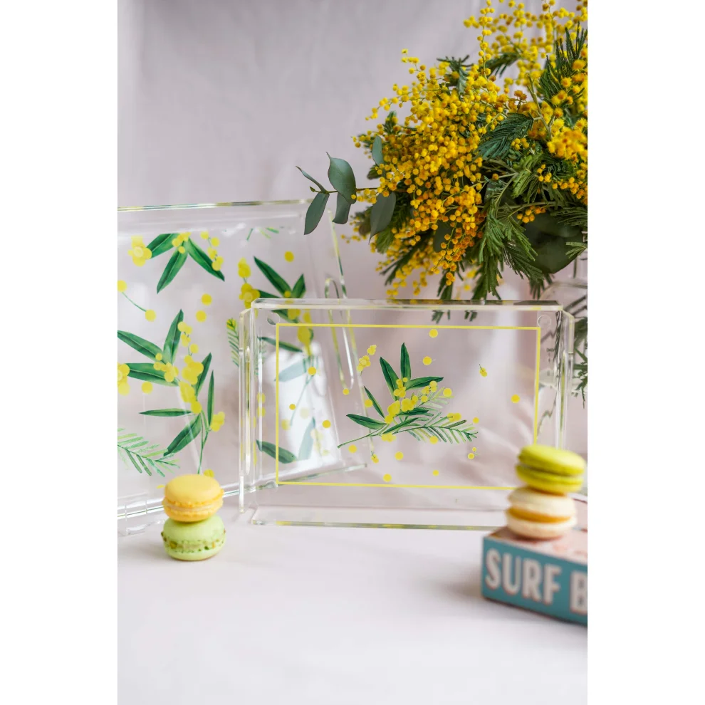 Fern&Co. - Fleur De Mimosa Collection Tepsi