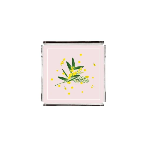 Fern&Co. - Fleur De Mimosa Collection Kare Tepsi