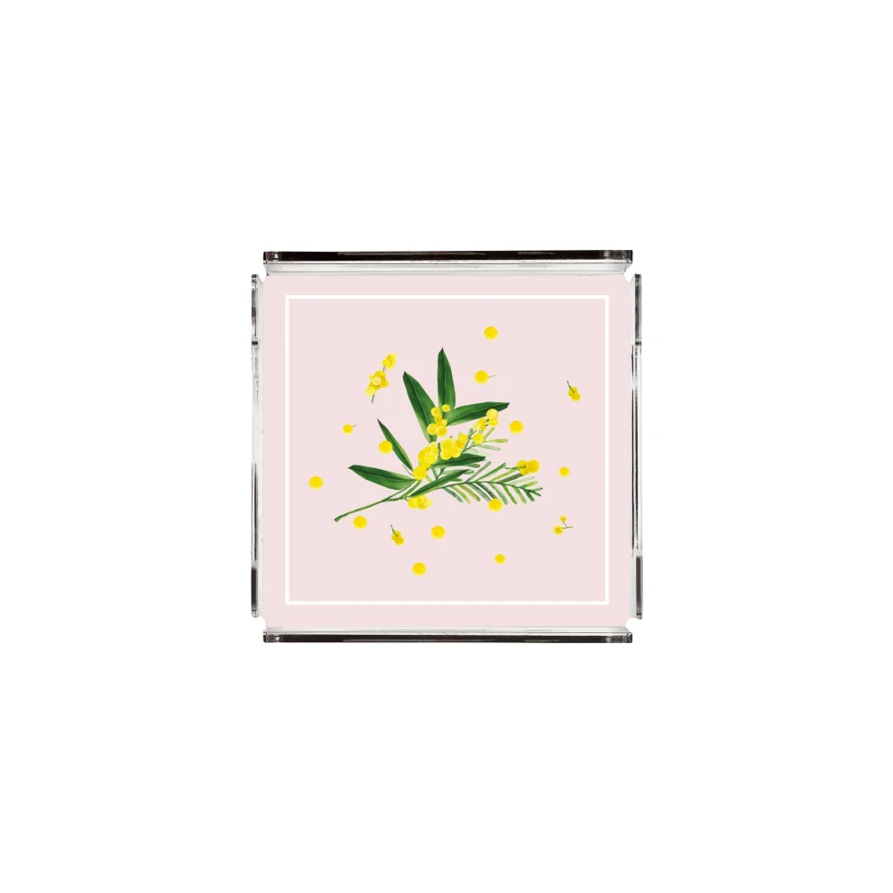 Fern&Co. - Fleur De Mimosa Collection Kare Tepsi